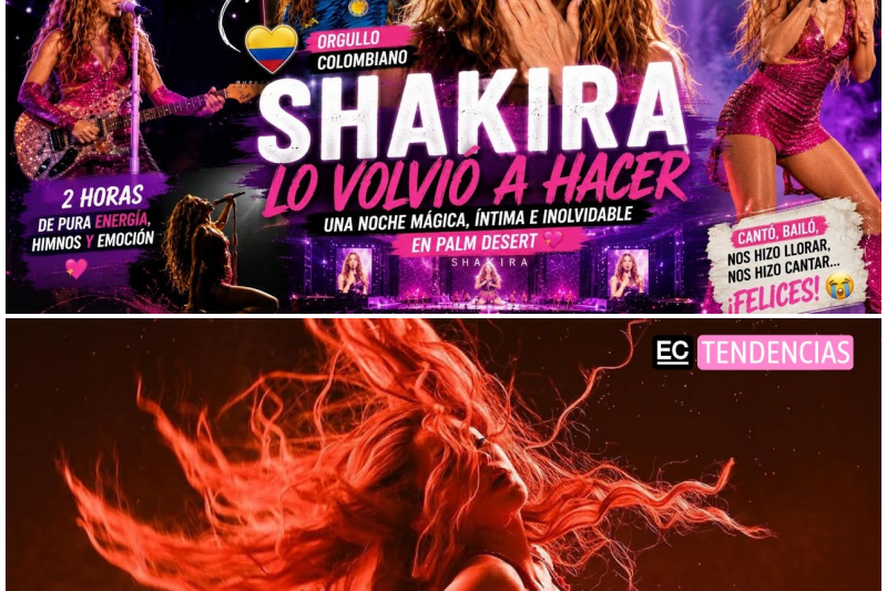 El Impactante Gesto de Shakira en Palm Desert: Una Noche Íntima que Desató la Locura y Conmovió al Mundo