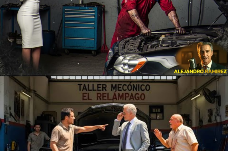 MULTIMILLONARIA ENTRÓ EN SIMPLE TALLER… Y VIO AL HOMBRE QUE HABÍA PERDIDO PARA SIEMPRE