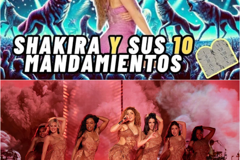 Shakira bajo fuego: La polémica tras sus “10 Mandamientos” y el choque con los valores tradicionales