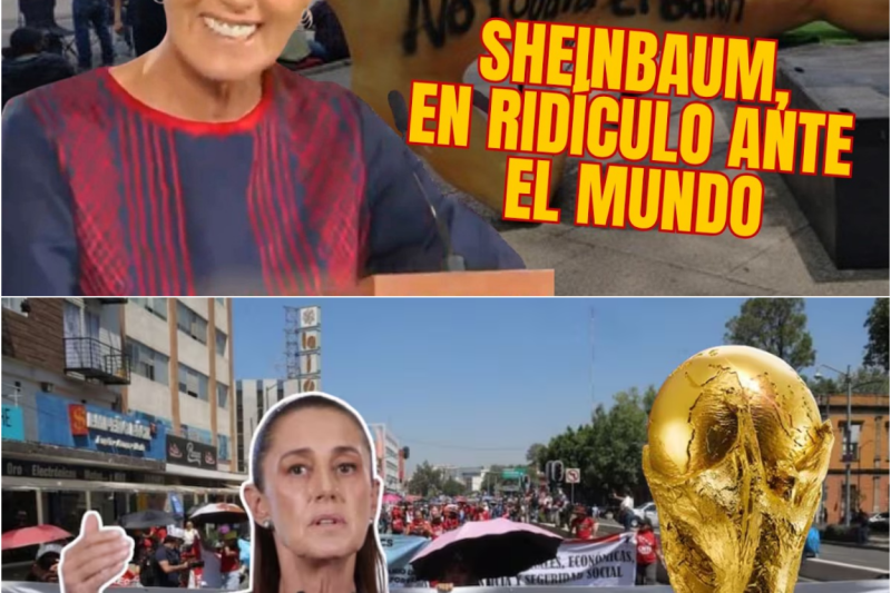 vEl Mundial del Caos: Sheinbaum Queda en Ridículo Internacional Mientras Protestas, Gas Lacrimógeno y Obras Inconclusas Hunden a la CDMX
