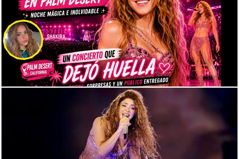 El Impactante Gesto de Shakira en Palm Desert: Una Noche Íntima que Desató la Locura y Conmovió al Mundo