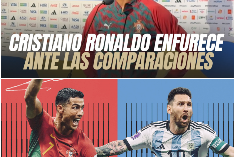 Cristiano Ronaldo Rompe el Silencio y Estalla Ante las Constantes Comparaciones con Messi, Mbappé y Haaland: “El Objetivo Principal Era Pasar”