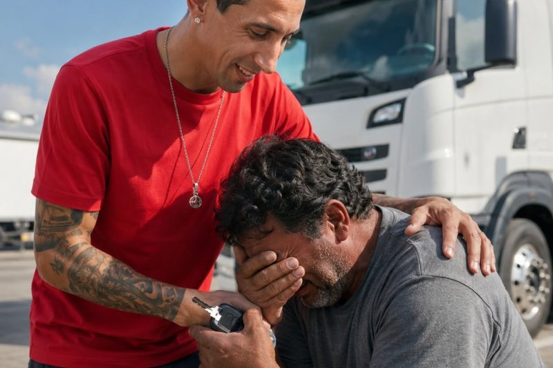 Un hombre destruido solo pidió volver a trabajar por su hijo, pero la respuesta que recibió en secreto dejó llorando incluso a quienes estaban mirando desde lejos