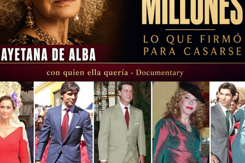 Tres mil millones. Lo que Cayetana de Alba firmó para poder casarse con quien ella quería