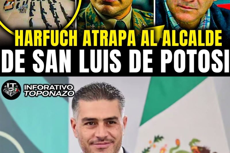 HARFUCH DETIENE al ALCALDE de SAN LUIS de POTOSI e INCAUTA LUJOS ARMAS y DINERO tl