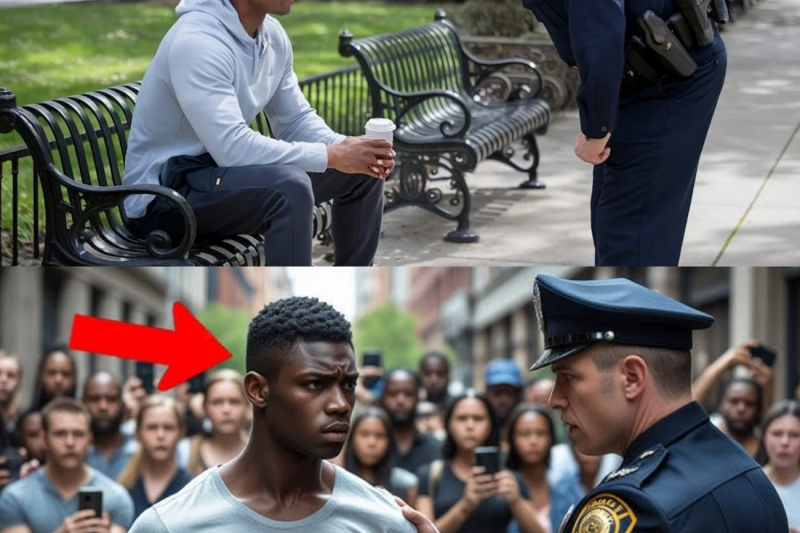 Un policía racista acosa a un miembro negro de los Navy SEAL en público y recibe una lección inolvidable.