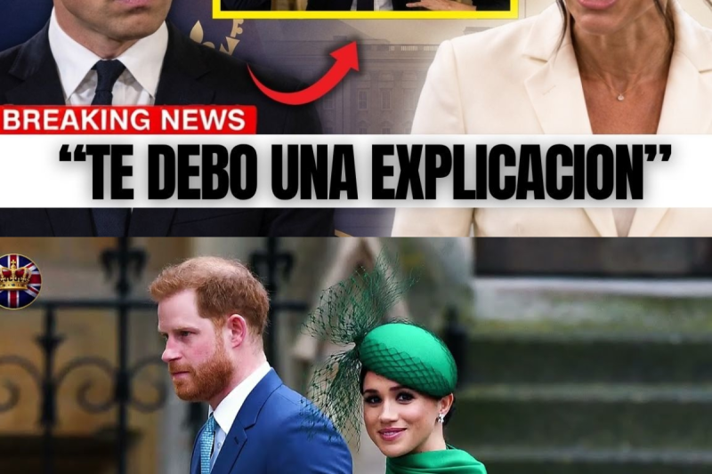 ¡DEVASTADOR! Meghan se encuentra cara a cara con William por primera vez: “Te debo una explicación” 