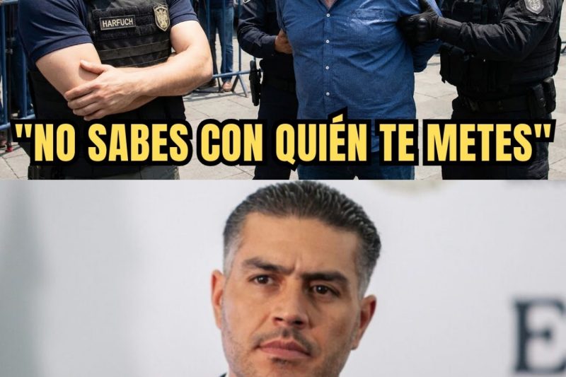 “NO SABES CON QUIÉN TE METES” — ADVIRTIÓ EL CABECILLA DEL CARTEL… ¡PERO HARFUCH RESPONDIÓ SIN MIEDO!