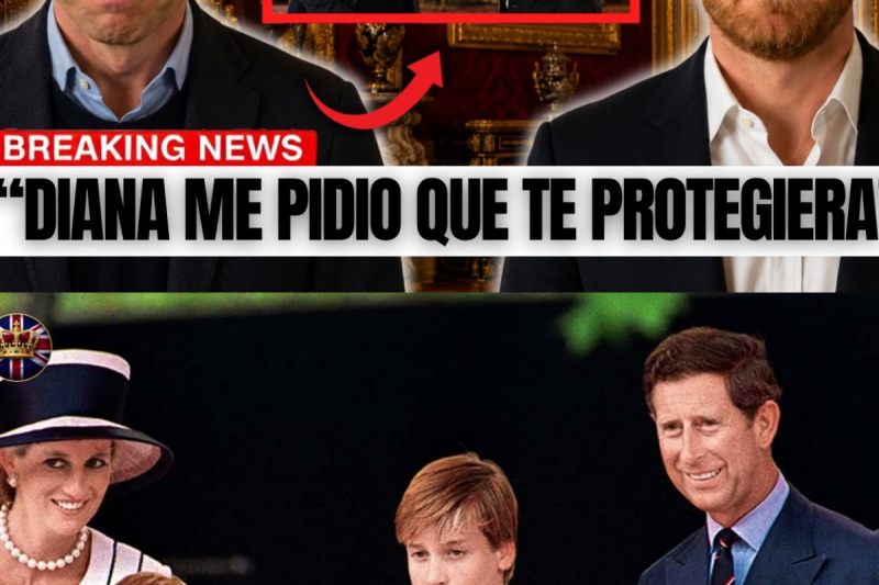 ¡BOMBA! William le cuenta a Harry el secreto que guardó 20 años: “Diana me pidió que te protegiera”