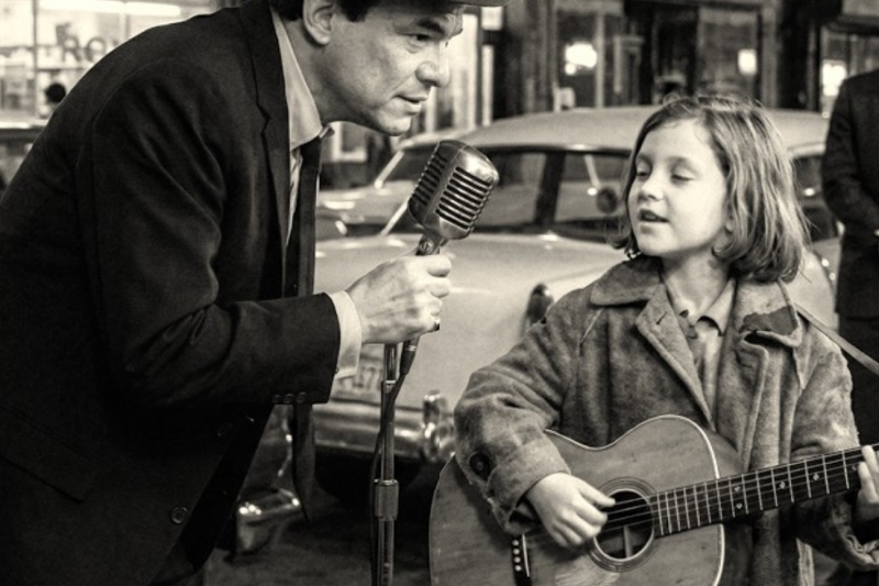Niña sin hogar cantando ‘El Triste’ CUANDO un extraño se detuvo: era José José