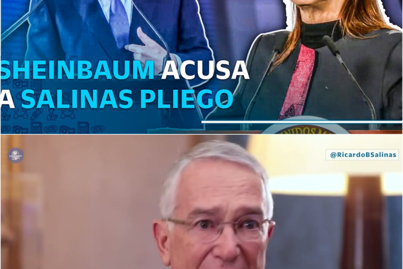 Complot, Tensión y Descontento: Sheinbaum Choca con Salinas Pliego en la Víspera del Mundial Mientras la Economía Tiembla
