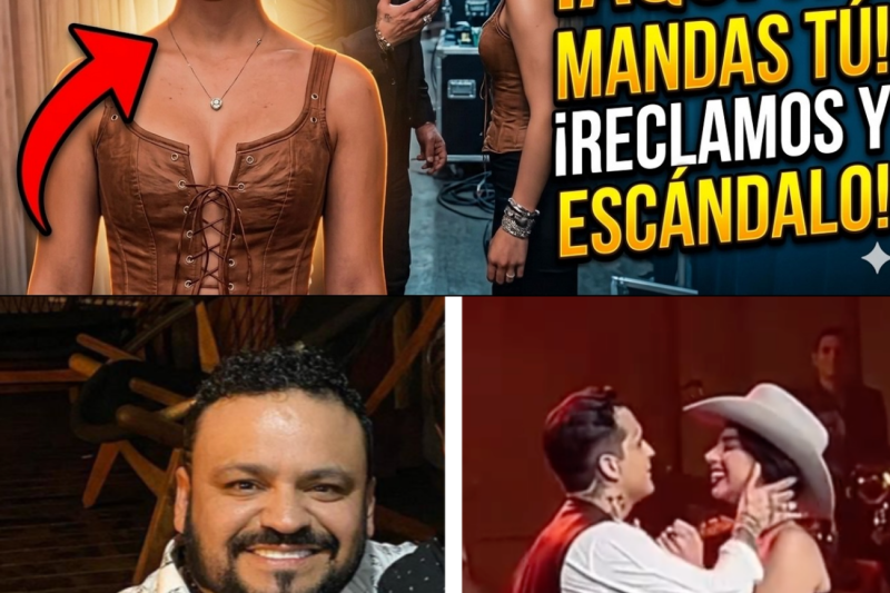 PADRE DE NODAL A GRITOS por ÁNGELA AGUILAR en CONCIERTO DE NODAL en CDMX