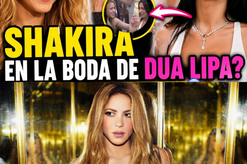 El misterioso viaje relámpago de Shakira a la fastuosa boda de Dua Lipa en Sicilia que enciende las redes sociales