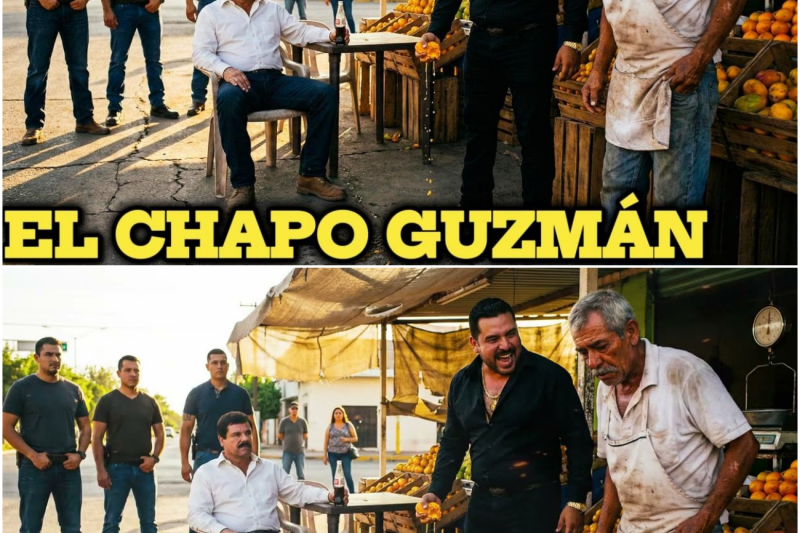 Un Matón Robó A Un Vendedor Pobre Y El Chapo Observó En Silencio — Pero La Historia Seguía
