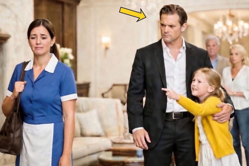 El Millonario Despidió a la Niñera Sin Escucharla… Hasta que Su Hija Reveló la Verdad Frente a Todos