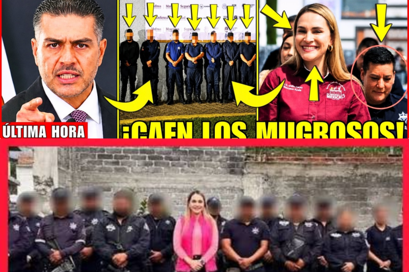 ¡HARFUCH ARRESTA a DIRECTORA de POLICIA y 8 POLICIAS TRAIDORES en MICHOACÁN; JALABAN para el CJNG!