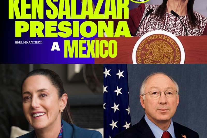 ¡Tensión al Máximo! Sheinbaum Destroza las Acusaciones de Ken Salazar y Revela el Verdadero Temor de AMLO por el “Mayo” Zambada