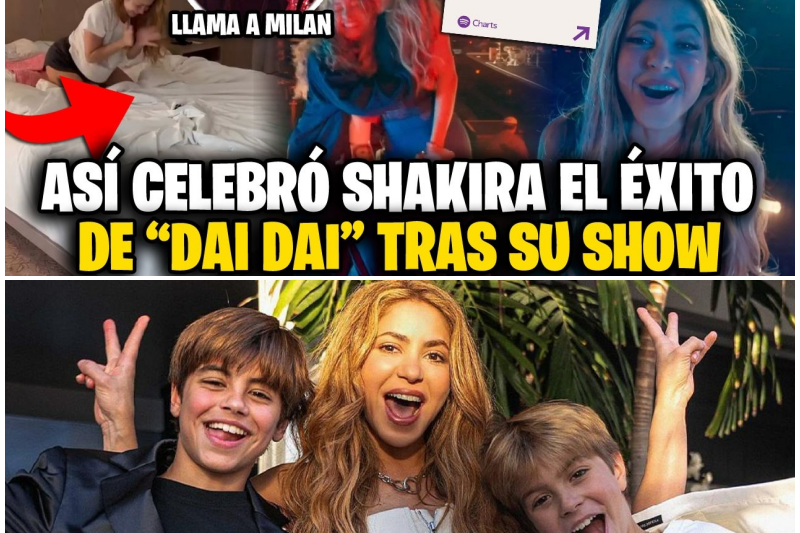 El Despertar de una Leyenda: La Emotiva Celebración de Shakira y Milan por el Éxito Histórico de ‘Dai Dai’ que Revoluciona el Mundo