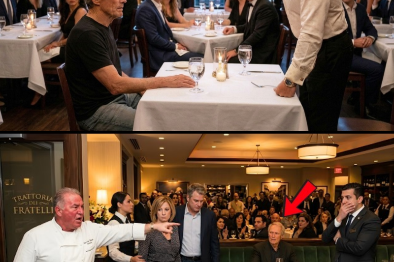 Mesero Se NEGÓ a Atender a Clint Eastwood… 10 Min Después Lo Lamentó