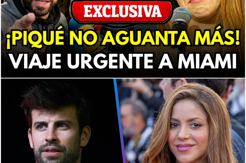 La jugada maestra de Shakira ante el viaje desesperado de Piqué a Miami: Un escándalo legal y emocional