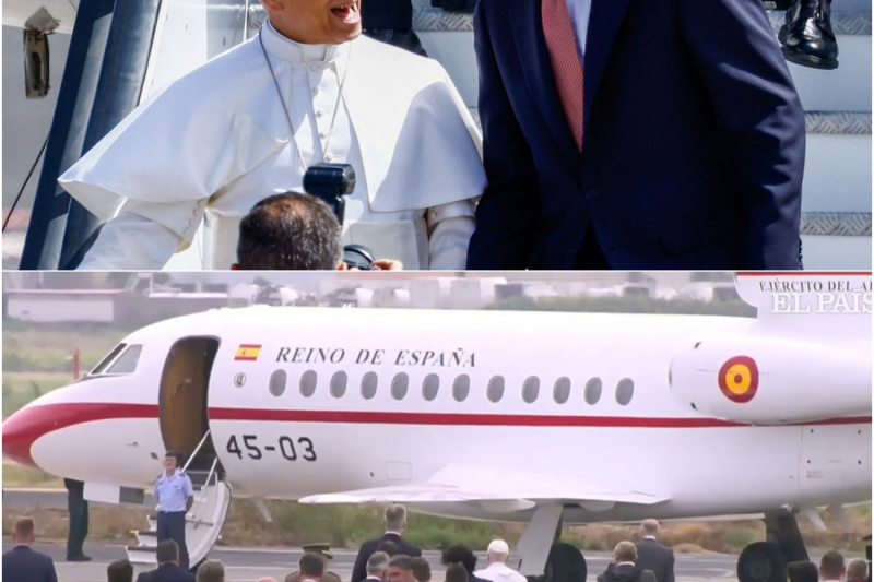 Un Gesto Real Inédito: El Rey Felipe VI Cede su Avión Militar al Papa León XIV Tras una Avería de Emergencia en Tenerife