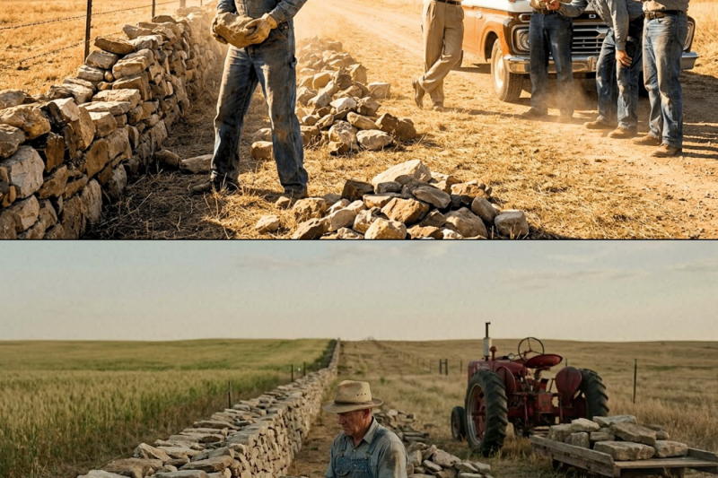 Cada agricultor tiró las piedras: construyó un muro que detuvo el viento y duplicó su cosecha.
