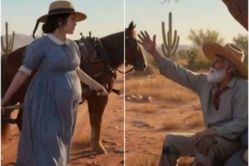 Una viuda embarazada acoge a una pareja de ancianos, pero la verdad les sorprende.
