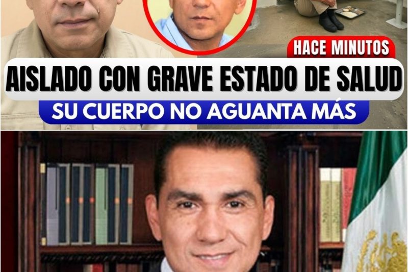 La triste vida de José Luis Abarca en Prisión: Enfermo y con Más de 112 Años de Condena