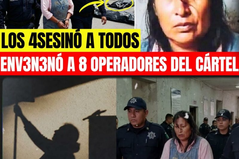 “AYUDANTE DEL HOGAR JUSTICIERA” De Colima: Ana Rosa Env3n3nó a 8 Operadores De Un Cártel Criminal