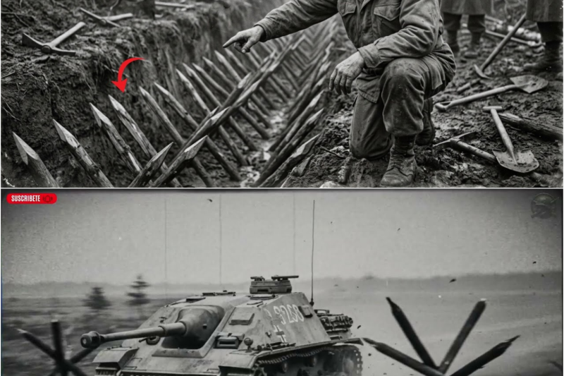 Lo Iban a Relevar del Mando — Su “Pozo de Estacas” Eliminó 27 Panzers en 13 Segundos