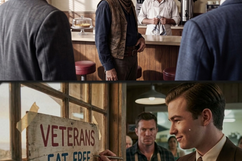 Banco CIERRA Café que Alimentaba Gratis a Veteranos… Hasta Que Llegó Clint Eastwood
