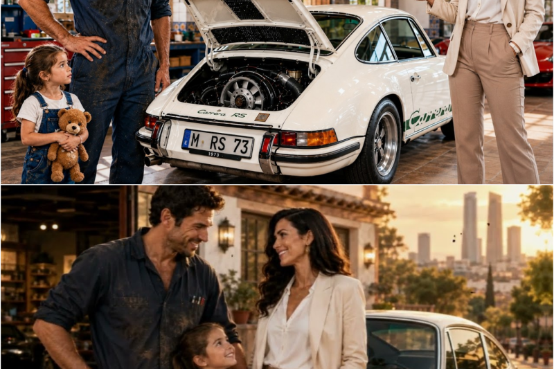 Arregla Mi Porsche Y Me Casaré Contigo” Bromeó La CEO — Entonces El Padre Soltero Abrió El Capó Y…