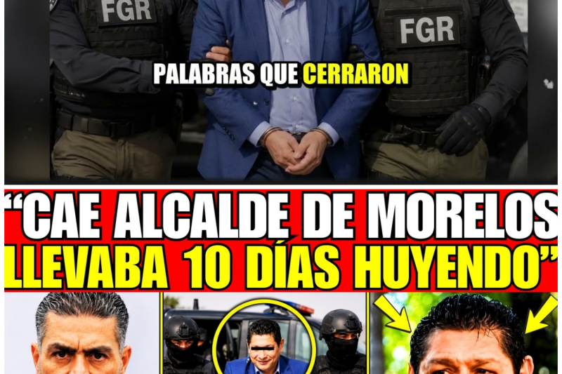 ¡HARFUCH CAPTURA al ALCALDE de MORELOS tras 10 DÍAS HUYENDO de HARFUCH!