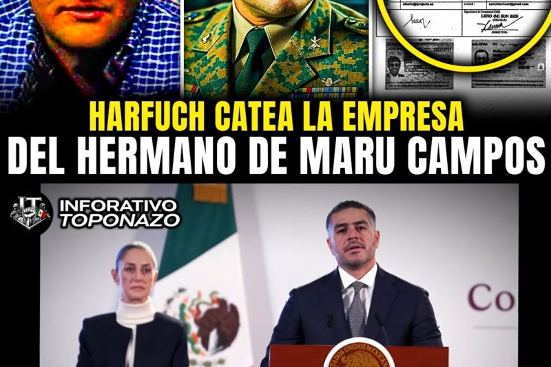 HARFUCH CATEA la EMPRESA del HERMANO de MARU CAMPOS y HALLA CONTRATOS FALSOS de DUARTE tl