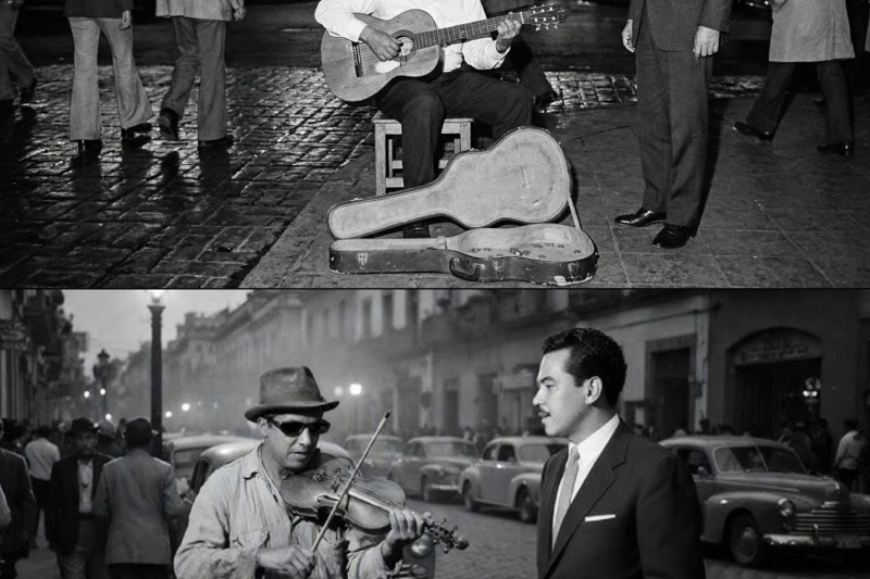 Cantinflas encontró un músico ciego en la calle—lo que descubrió sobre su talento CAMBIÓ TODO