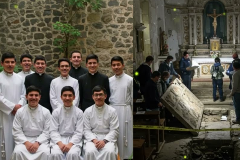 11 seminaristas desaparecen tras ceremonia en 1997 — 23 años después, hallan túnel bajo el altar