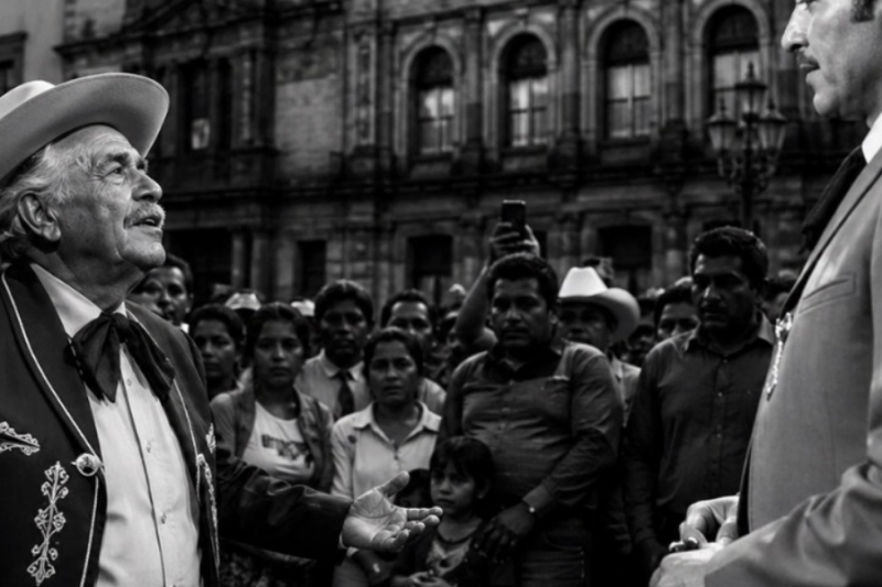 Un Anciano Imitaba a Pedro Infante Todos los Días Durante 10 Años — Entonces, Pedro Apareció
