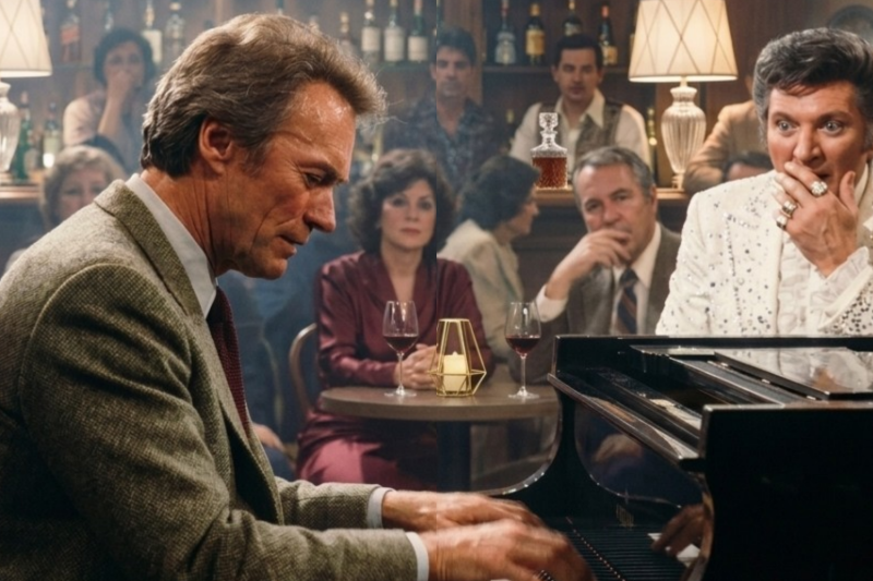 Liberace Retó a Clint a Tocar el Piano: Lo Que Paso Después Dejó a Todos en Shock