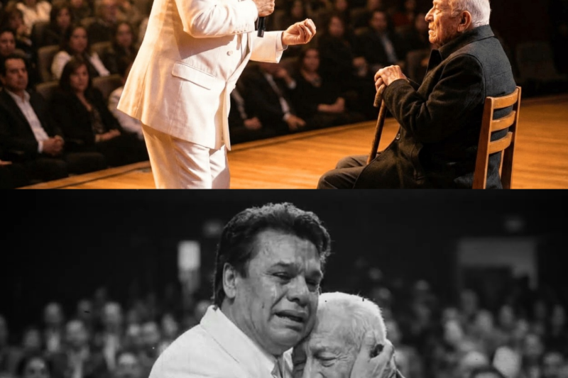 Juan Gabriel DETUVO la Canción a Mitad del Show Cuando Vio a un Anciano que lo Defendió en Orfanato