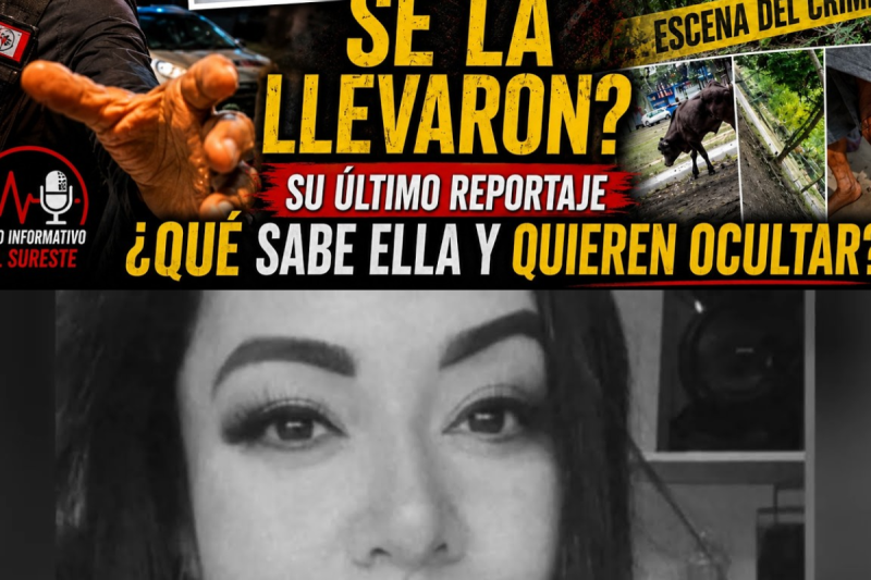 El último reportaje de Roxana Guzmán ¿Quién se le llevo?