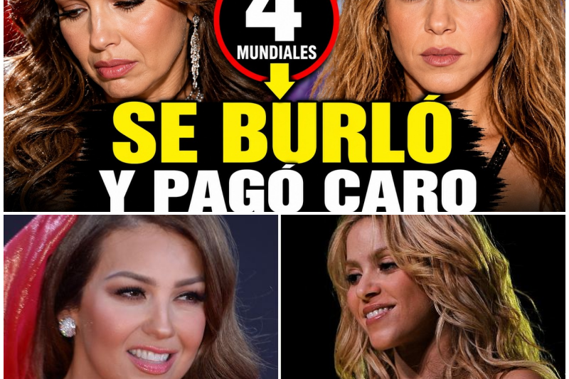 ¡El silencio que ensordece! Thalía ataca a Shakira y los números le dan la respuesta más humillante de la historia