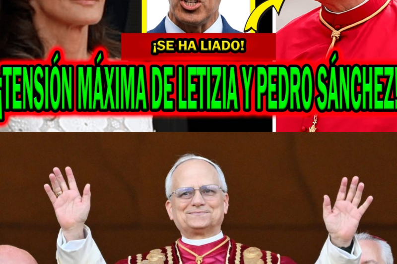 Guerra Fría en Palacio: El Deliberado Desplante de la Reina Letizia a Pedro Sánchez Durante la Visita del Papa León XIV