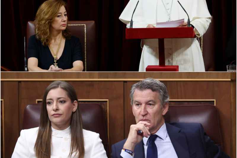 La brutal sacudida moral al Congreso: El histórico discurso del Papa León XIV que acorraló a Pedro Sánchez en la defensa de la vida