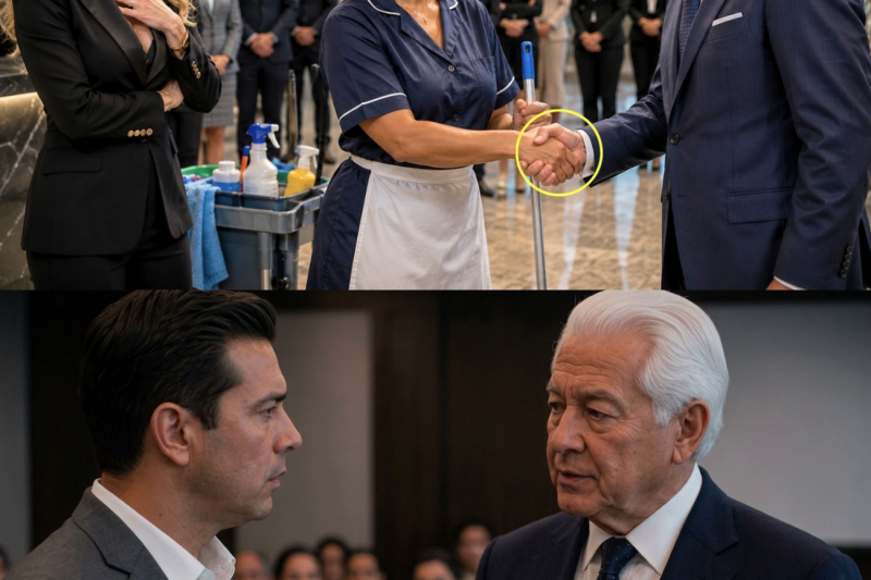 “Personas como tú sobran aquí”, humilló la jefa… hasta que el presidente la saludó