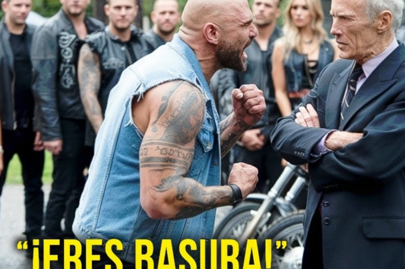 Los Motociclistas Amenazan a Clint Eastwood, Sin Saber Que Tiene Cinturón Negro en Karate!