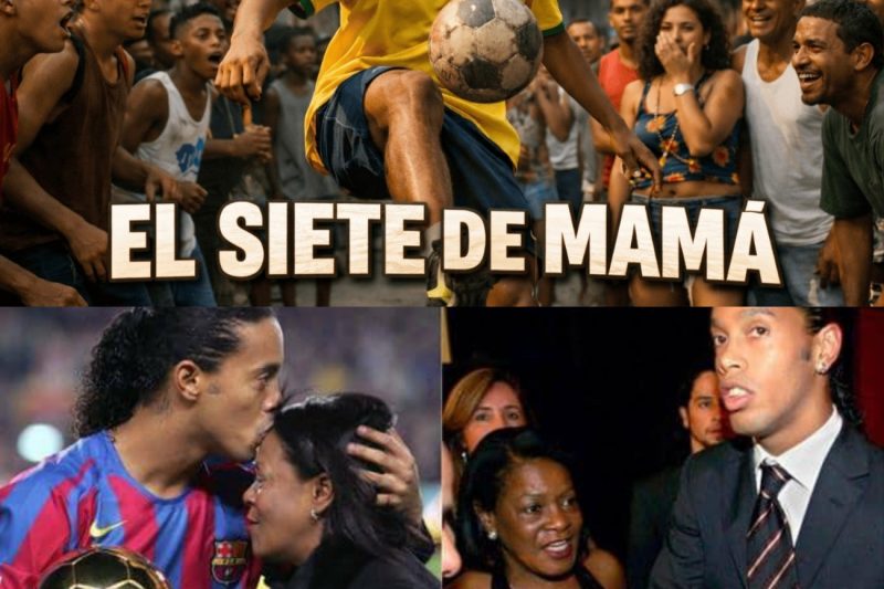 Ronaldinho paró el partido para abrazar a su madre en la tribuna — y nadie lo olvidó jamás
