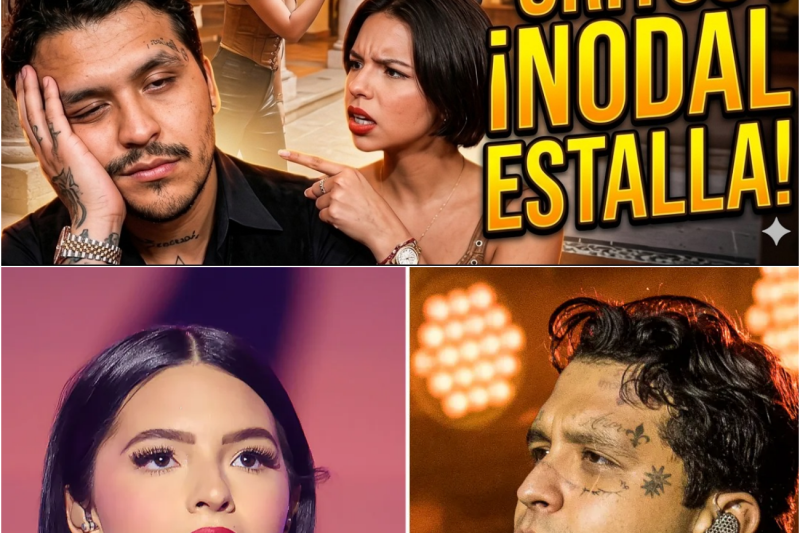 Tormenta en la Ciudad de Mexico: Angela Aguilar ridiculiza a Christian Nodal en pleno concierto y desata una explosiva pelea en el hotel