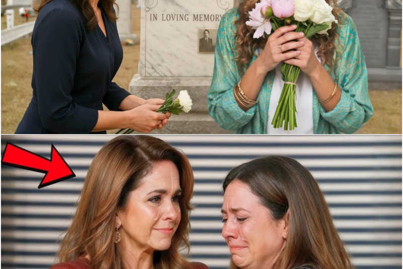 Lucero va a la tumba de su padre y se encuentra con una mujer misteriosa… ¡lo que sucede emociona!