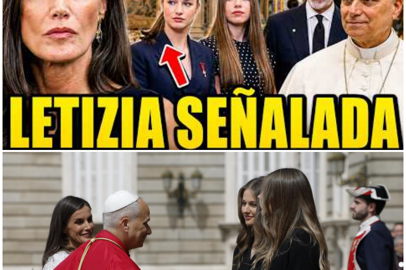 ¡ESCÁNDALO EN LA CORONA! Letizia Ortiz humilla públicamente a Leonor y Sofía en medio de un tenso enfrentamiento con la Iglesia y la Reina Emérita