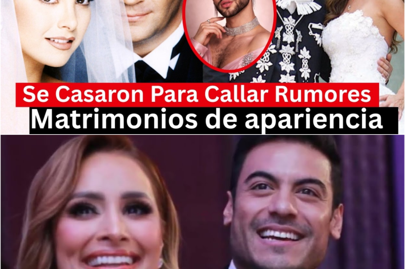Pactos de altar y cortinas de humo: Las impactantes historias de los famosos que se casaron para ocultar sus secretos y callar a la opinión pública